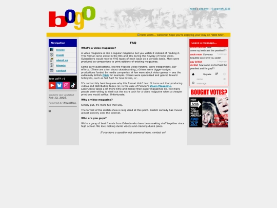 faq screenshot