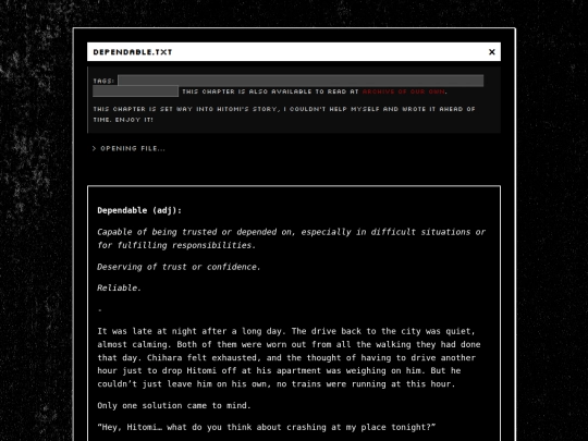 01_Dependable screenshot