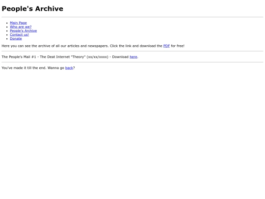archive screenshot