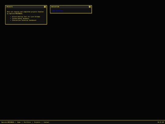 projects screenshot