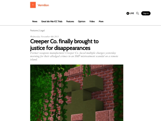 fakesite screenshot