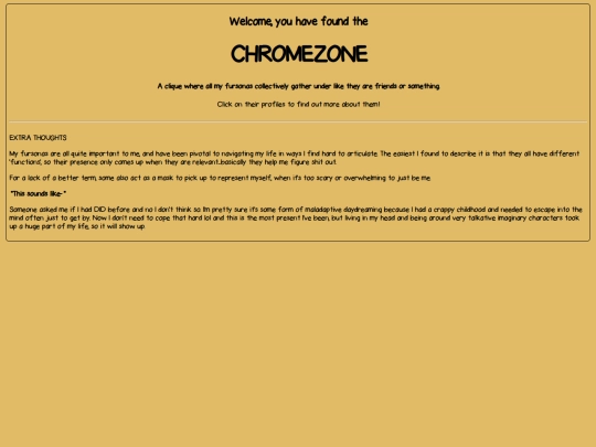 chromezone/chromezone_homezone screenshot