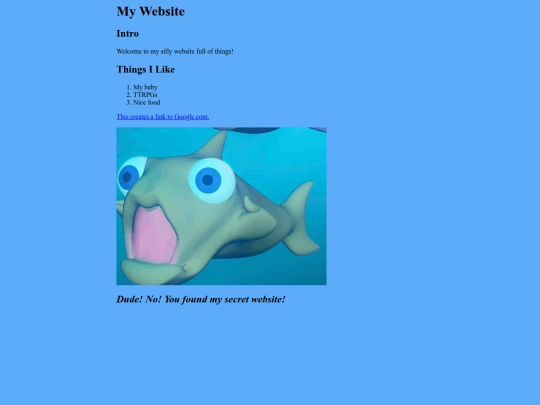 test screenshot