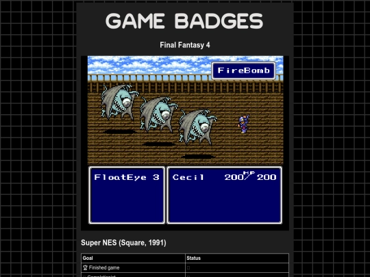 gamebadges/ff4 screenshot