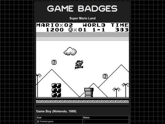 gamebadges/sml screenshot