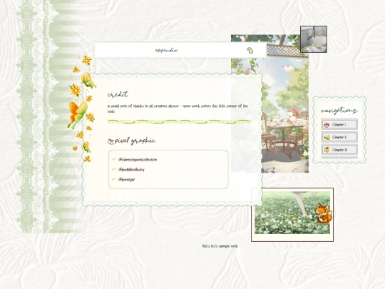 web sample/sample2/credit screenshot