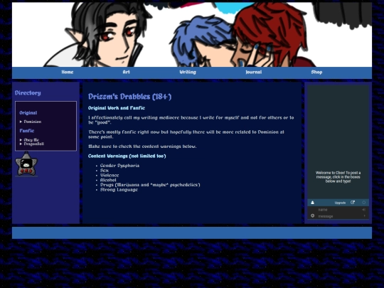 Writing/WritingLandingPage screenshot