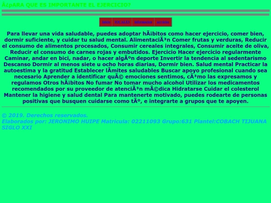 informacion screenshot