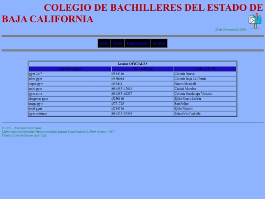 locales screenshot
