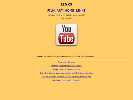 links screenshot