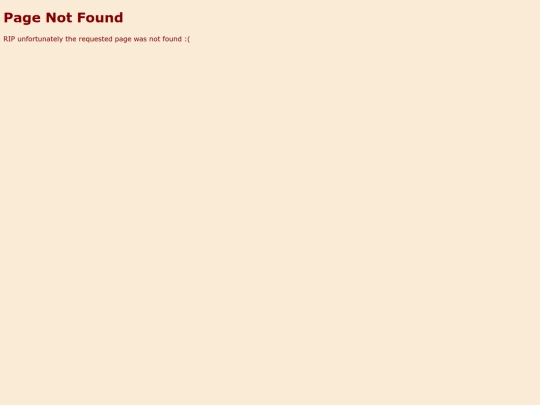 not_found screenshot