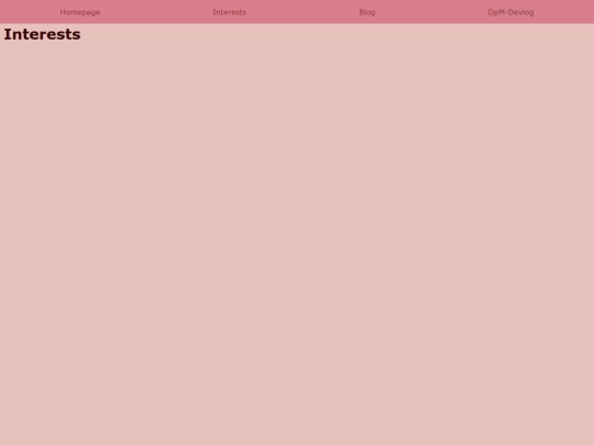 interests screenshot