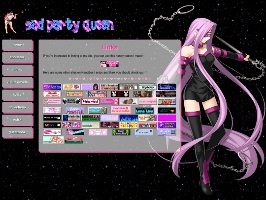 links screenshot