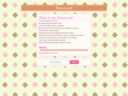 Password screenshot