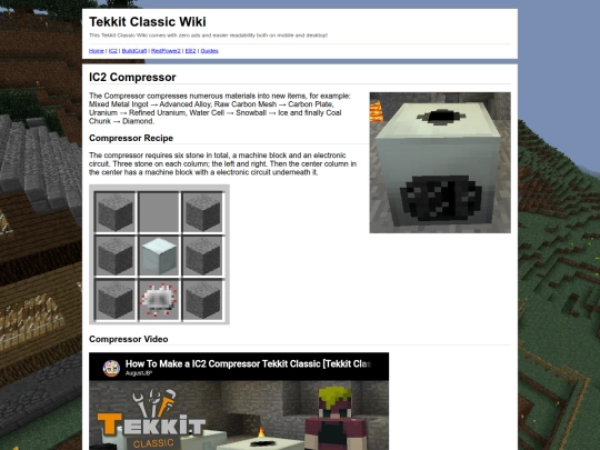 wiki/tekkitclassic/3.1.2/ic2_compressor screenshot