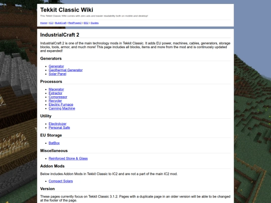 wiki/tekkitclassic/ic2 screenshot