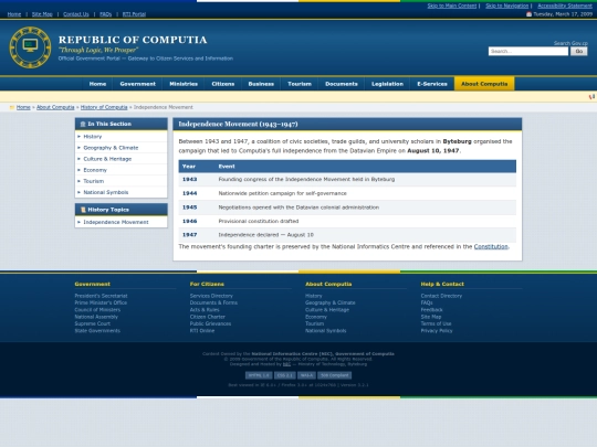 independence screenshot