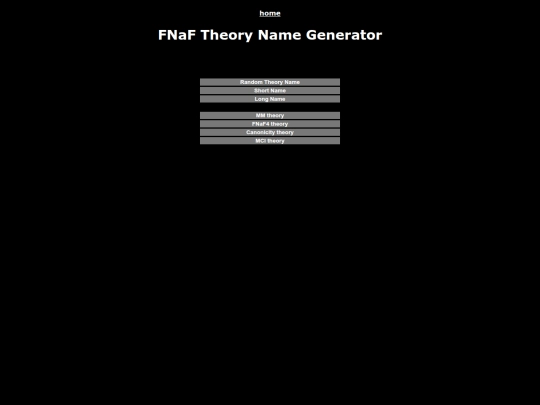 theoryGenerator screenshot