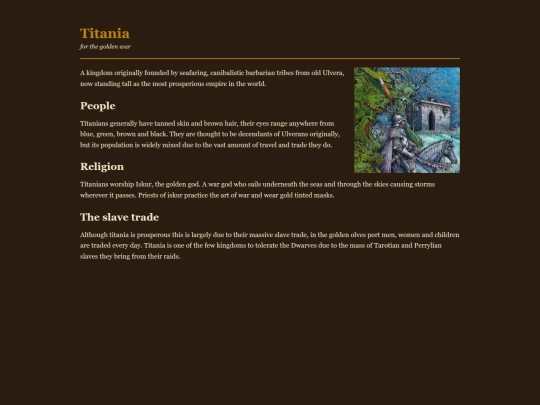 Worldbuilding/titan screenshot