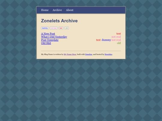 archive screenshot