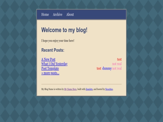 index screenshot
