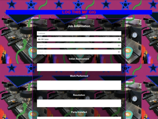 log-job screenshot