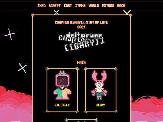 projects/chapter-gary/stay-up-late/cast screenshot