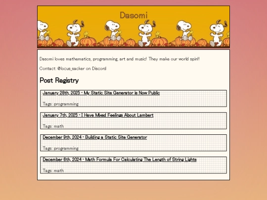 index screenshot