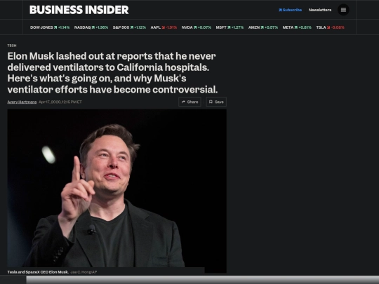 Fascism/EM/Why Elon Musk's Offer to Supply Ventilators Has Become Controversial - Business Insider (3_5_2025 5：43：44 PM) screenshot