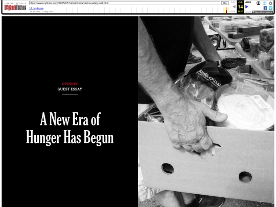 WebPages/Opinion ｜ America Is Unraveling Its Safety Net - The New York Times (9_10_2025 3：00：57 AM) screenshot