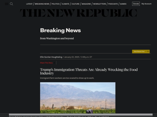 Websites/EM/President Elon Musk Has Already Trashed Trump’s Newest Initiative ｜ The New Republic (2_11_2025 4：37：31 AM) screenshot