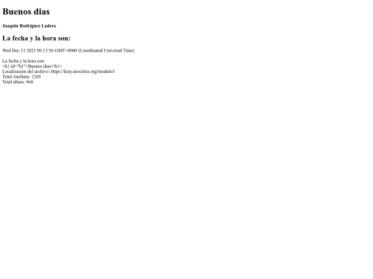 modulo3 screenshot