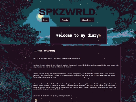 blog screenshot