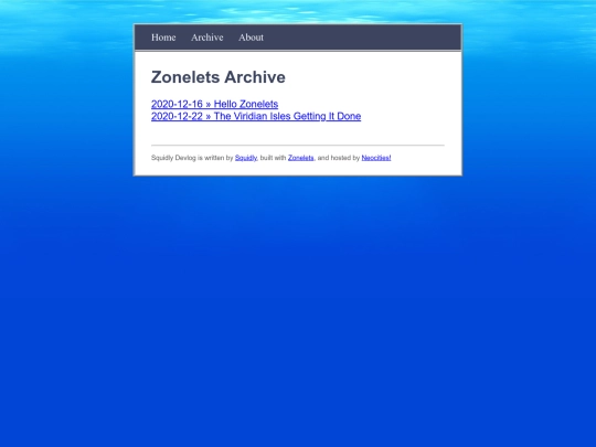 archive screenshot