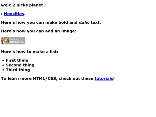 index screenshot
