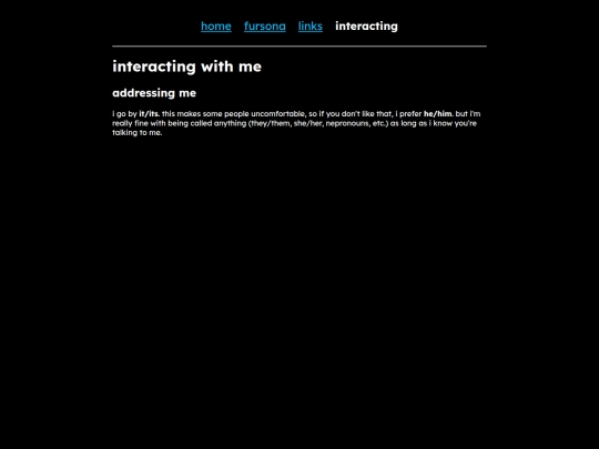 interacting screenshot
