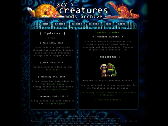 creatures/creaturesmain screenshot