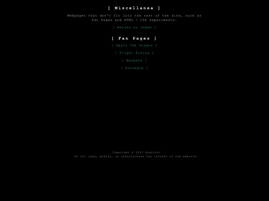 miscellanea/miscmain screenshot