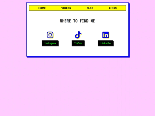 links screenshot