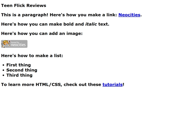index screenshot