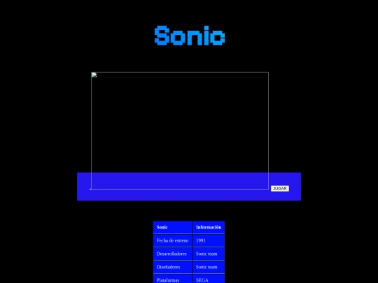Sonic screenshot