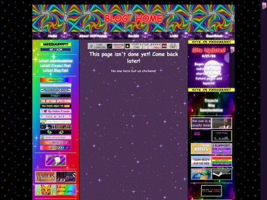 blog/bloghome screenshot