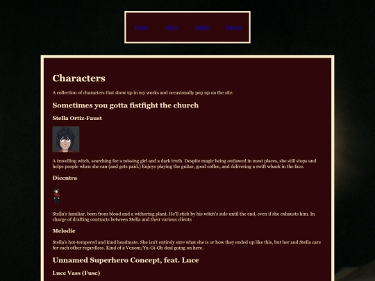 characters/characters screenshot