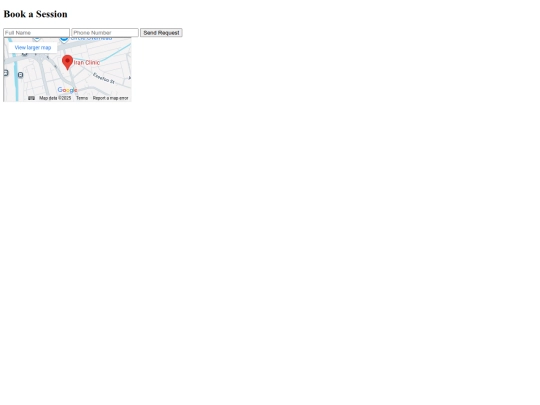 booking screenshot