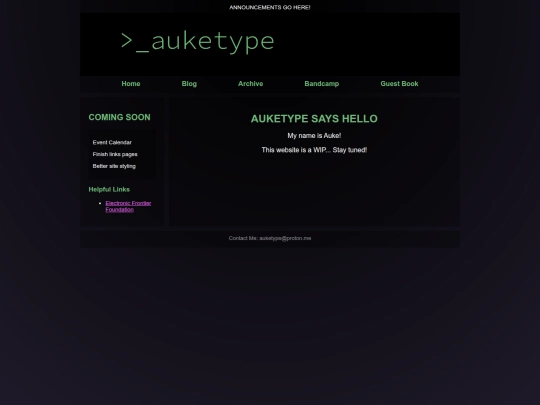 index screenshot