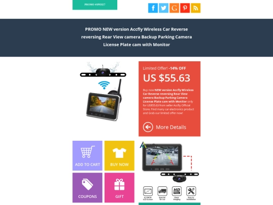 NEW-version-Accfly-Wireless-Car-Reverse-reversing-Rear-View-camera-Backup-Parking-Camera-License-Plate-cam-with-Monitor screenshot