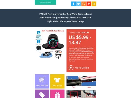 New-Universal-Car-Rear-View-Camera-Front-Side-View-Backup-Reversing-Camera-HD-CCD-CMOS-Night-Vision-Waterproof-Color-Image screenshot