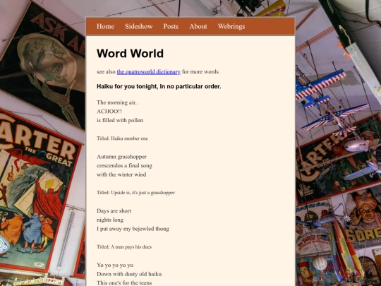 posts/Haiku screenshot