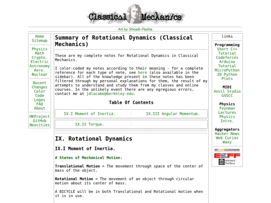 Physics/mechanics/rotationaldynamics screenshot