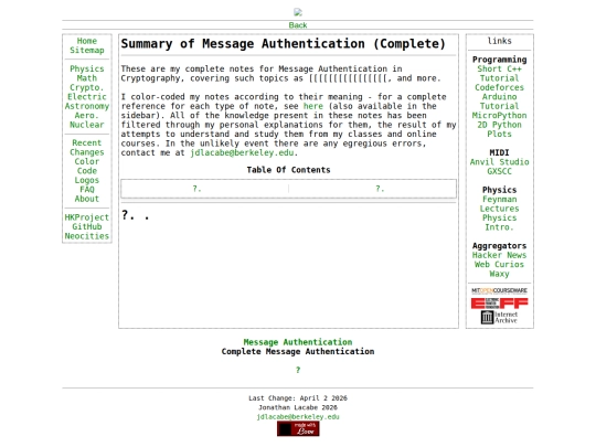cryptography/authenticationFull screenshot